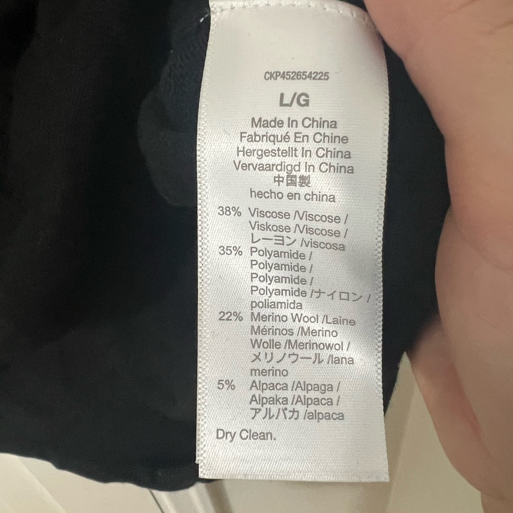 Madewell Ashbury Mockneck Black Sweater - Picture 6 of 7